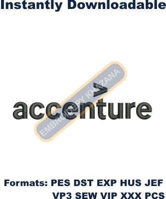 Accenture Embroidery Design