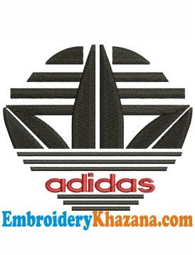 Adidas Logo Embroidery Design