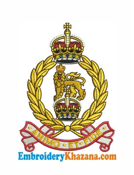 Adjutant Generals Corps Embroidery Design