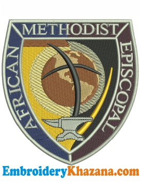 African Methodist Episcopal Embroidery Design