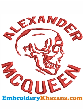 Alexander Mcqueen Embroidery Design