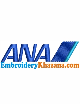 All Nippon Airways Embroidery Design