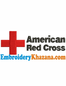 American Red Cross Embroidery Design