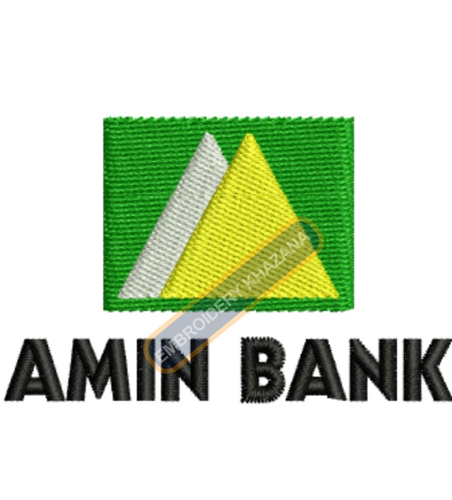 Amin Bank Embroidery Design