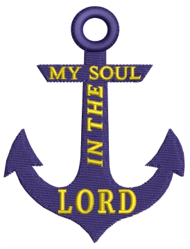 Anchor My Soul Embroidery Design