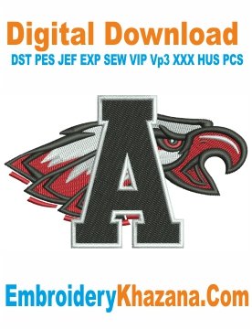 Argyle High School Logo Embroidery Design