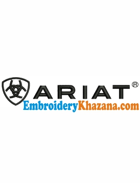 Ariat Logo Embroidery Design