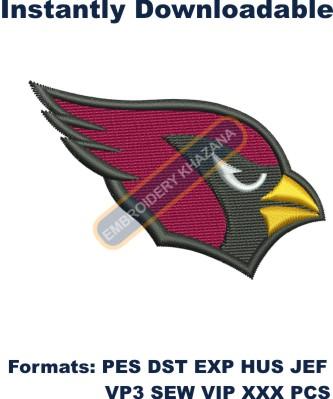 Arizona Cardinals Logo Embroidery Design