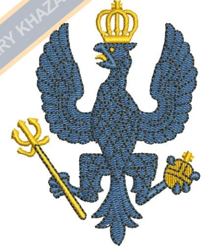 Army Eagle Badge Embroidery Design