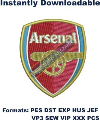 Arsenal Football Club Embroidery Design