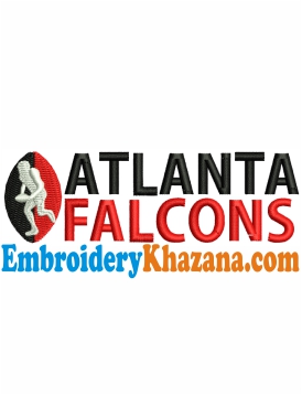 Atlanta Falcons Embroidery Design
