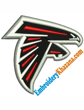 Atlanta Falcons Logo Embroidery Design
