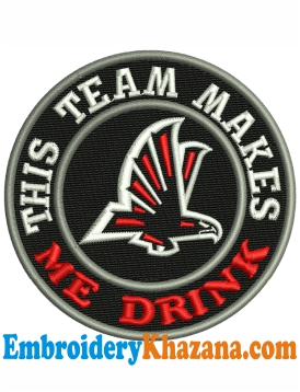 Atlanta Falcons Team Embroidery Design
