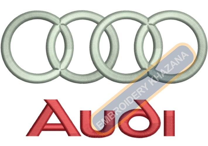 Audi Logo Embroidery Design