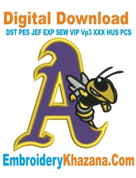 Avondale Yellow Jackets Embroidery Design