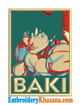 Baki Embroidery Design