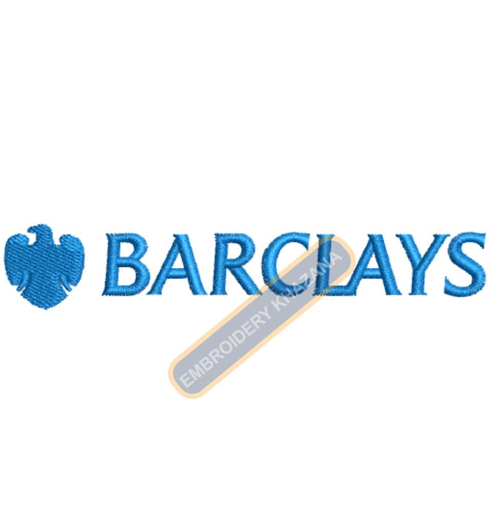 Barclays Bank Embroidery Design