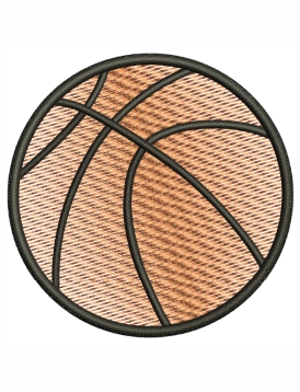 Basketball Sport Logo Embroidery Design