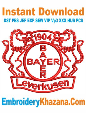 Bayer 04 Embroidery Design