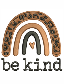 Be Kind Embroidery Design