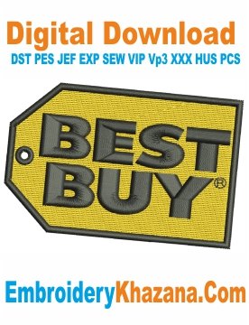 Best Buy Embroidery Design