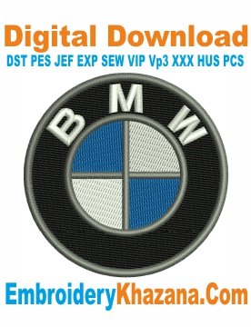 Bmw Logo Machine Embroidery Design