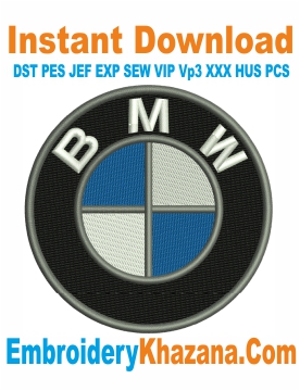 Bmw Logo Small Embroidery Design