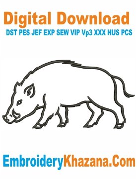 Boar Embroidery Designs