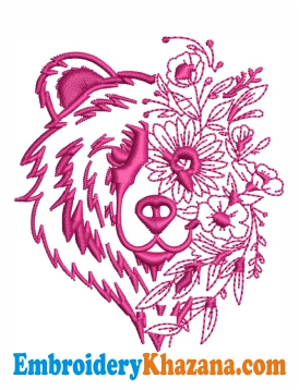 Boho Bears Embroidery Design