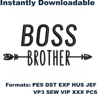 Boss Brother Embroidery Designs