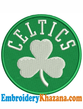 Boston Celtics Embroidery Design