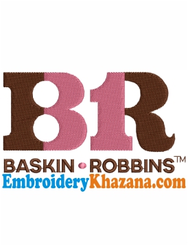 Br Baskin Robbins Embroidery Design