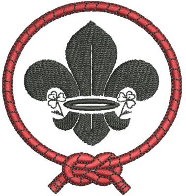 World Scouts Badge Embroidery Design