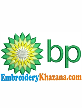 British Petroleum Logo Embroidery Design