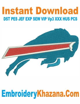 Buffalo Bills Embroidery Logo Design