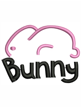 Bunny Embroidery Design