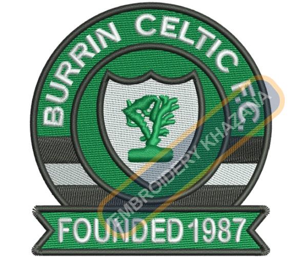 Burrin Celtic Fc Logo Embroidery Design