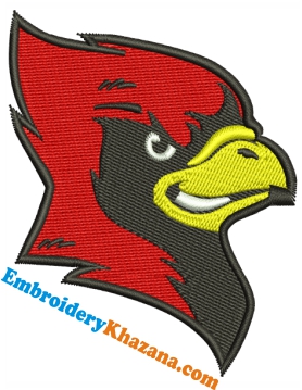 Cardinal Embroidery Design
