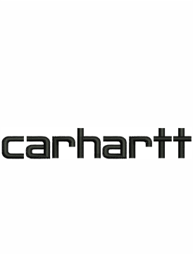Carhartt Letters Embroidery Design
