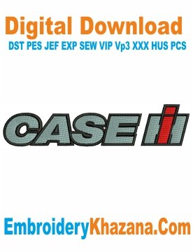 Case IH Embroidery Design