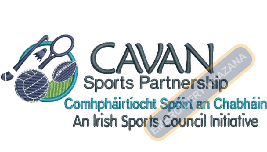 Cavan Sports Partnership Embroidery Design