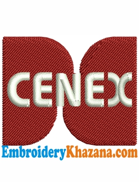 Cenex Logo Embroidery Design