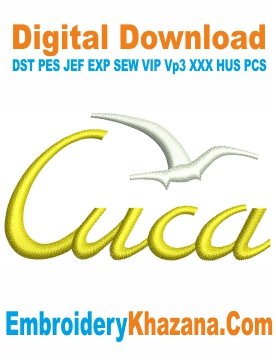 Cerveja Cuca Embroidery Design