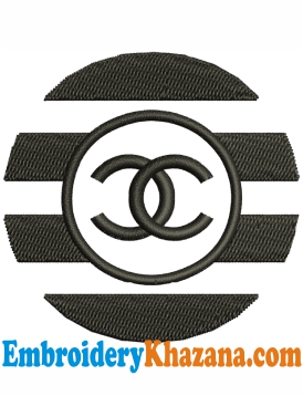 Chanel Logo Embroidery Design
