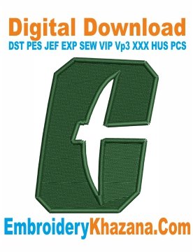 Charlotte 49ers Embroidery Design