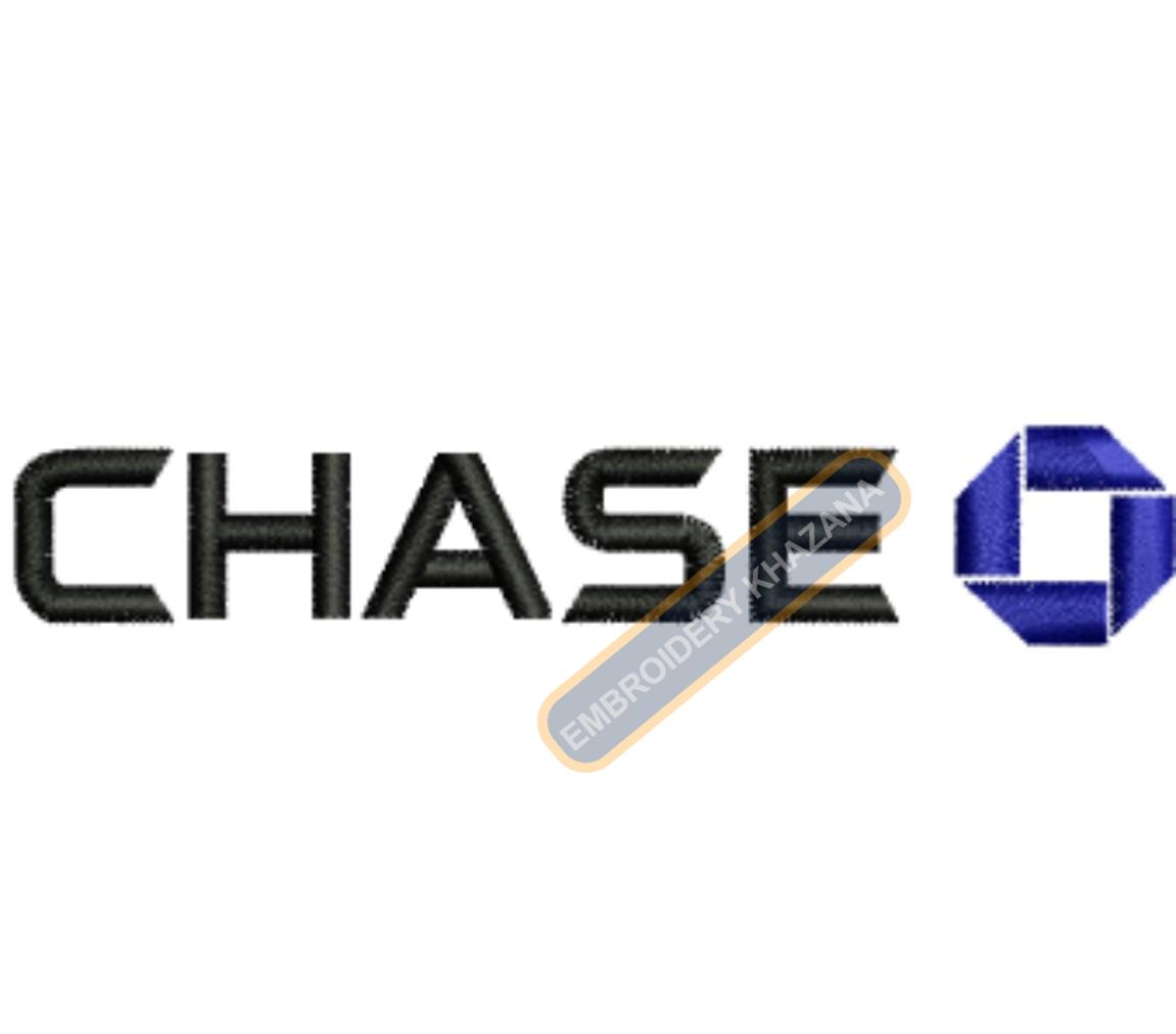 Chase Bank Embroidery Design