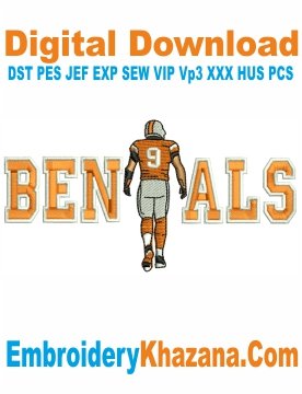 Cincinnati Bengals Embroidery Patterns