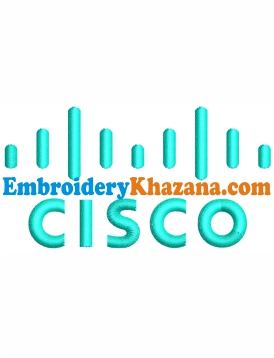 Cisco Logo Embroidery Design