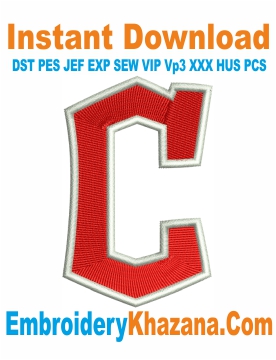 Cleveland Guardians Embroidery Design