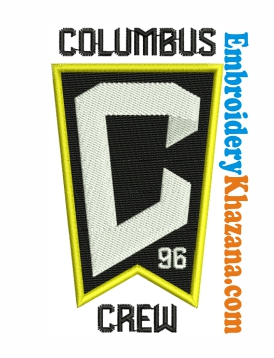Columbus Crew Sc Embroidery Design